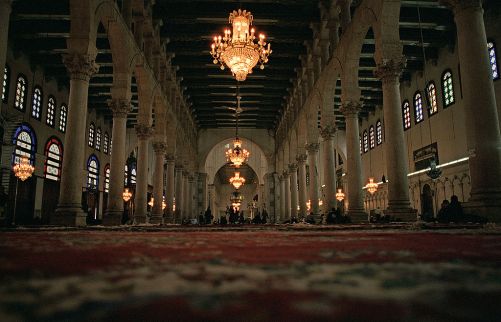Sala de oración (Haram) de la Mezquita de los Omeyas, Damasco, Siria © Jerzy Strzelecki