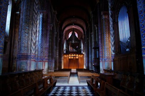 Interior de Notre Dame la Grande de Poitiers © JLPC
